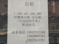 滨海新区大港上海道80㎡商铺出租，可办照