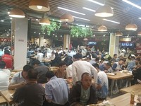 丰台科技园区丰科西路20㎡小吃快餐店(窗口)转让，大照/集体照，可餐饮
