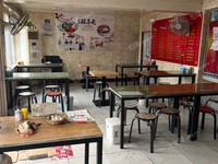大兴长子营镇朱大路60㎡小吃快餐店转让，个人照可用，可明火，可餐饮